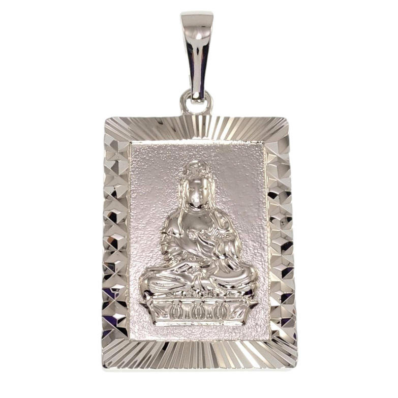 Кулон Xuping Родій Будда з ієрогліфом для ланцюжка до 9мм фото №23