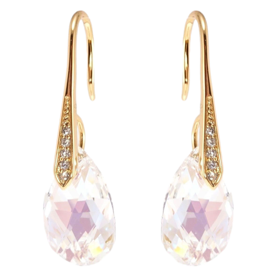 Серьги Xuping цвет 18K с кристаллами Swarovski французский замок Кристалл Moonlight фото №1