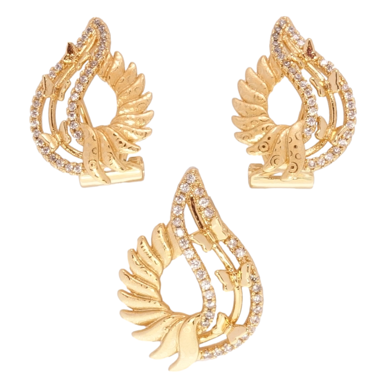 Набор Xuping Позолота 18K Серьги Кулон Фантазия фото №1