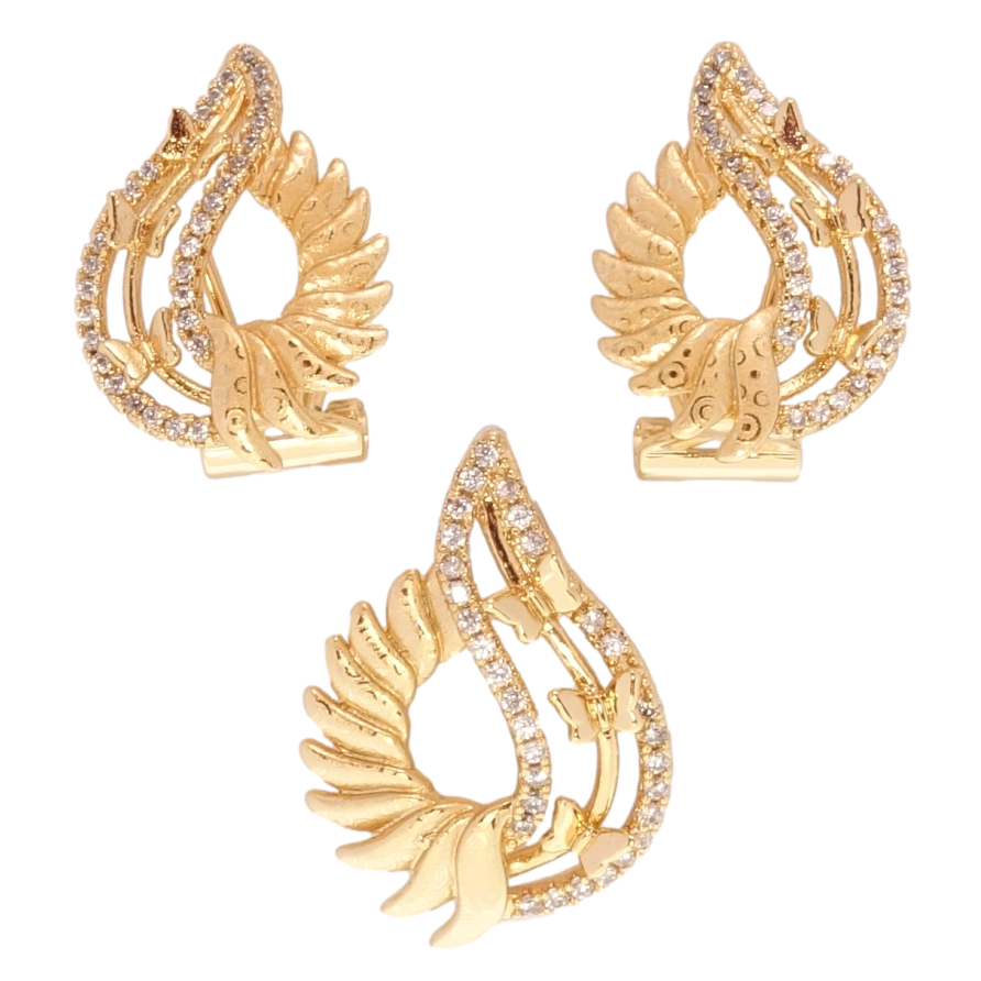 Набор Xuping Позолота 18K Серьги Кулон Фантазия фото №1