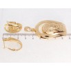 Набор Xuping Позолота 18K Серьги Кулон Петельки с цветочным орнаментом фото №2