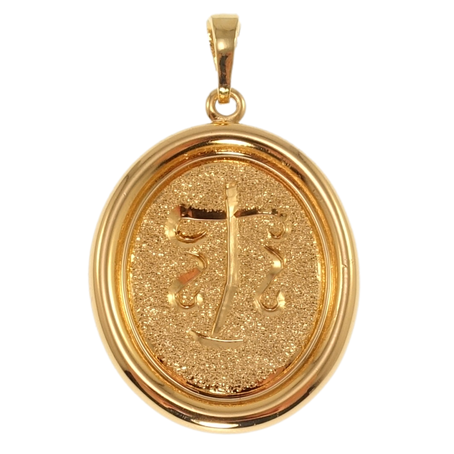 Кулон Xuping Позолота 18K Знак Зодиака Весы для цепочки до 5мм фото №1