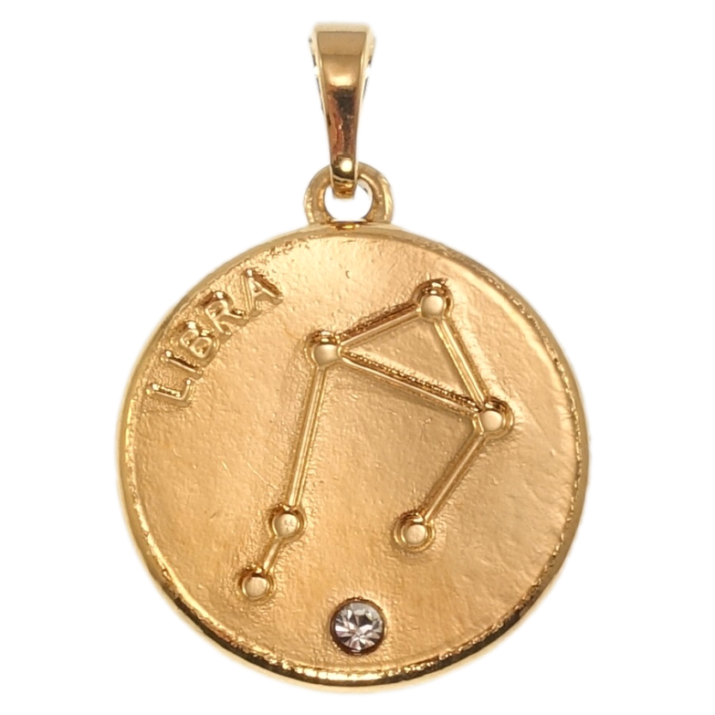 Кулон Xuping Позолота 18K Знак Зодиака Весы для цепочки до 5мм фото №1 Кулон Xuping Позолота 18K Знак Зодиака Весы для цепочки до 5мм фото №1