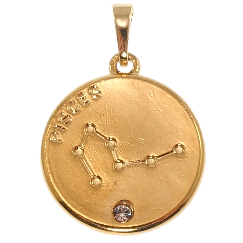 Кулон Xuping Позолота 18K Знак Зодиака Рыбы для цепочки до 5мм фото №17