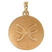 Кулон Xuping Позолота 18K Знак Зодиака Рыбы для цепочки до 5мм фото №3