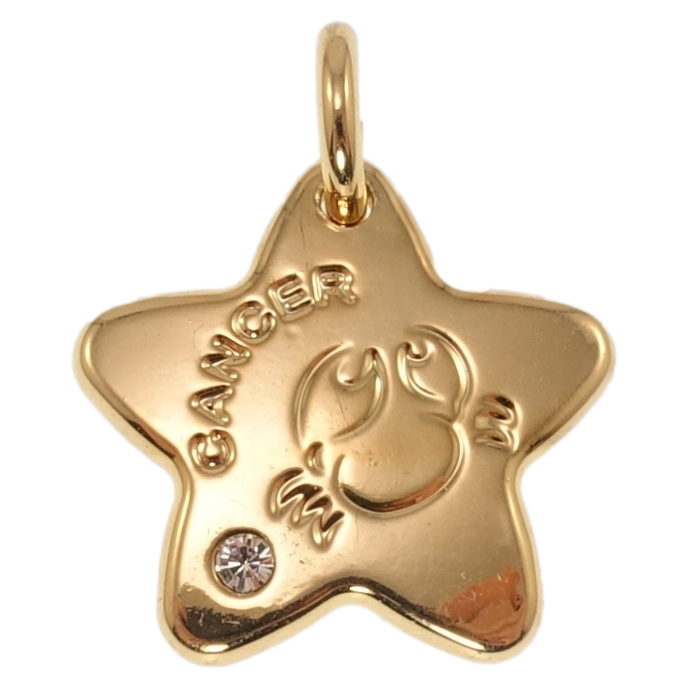 Кулон Xuping Позолота 18K Знак Зодиака Рак для цепочки до 5мм фото №1