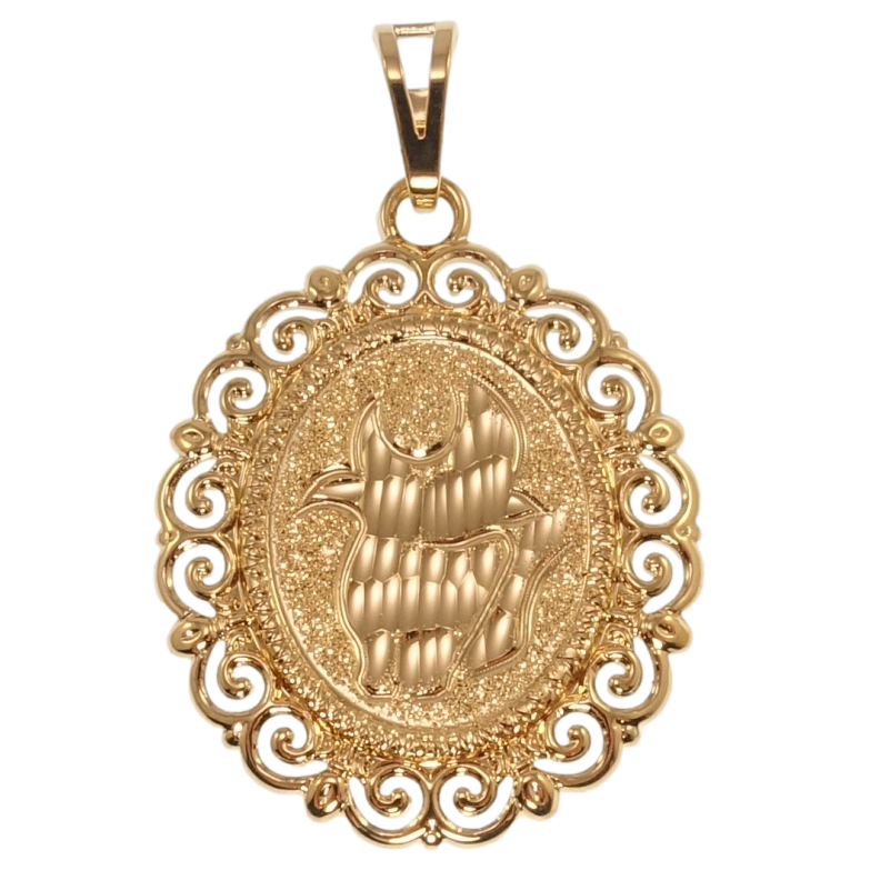 Кулон Xuping Позолота 18K Знак Зодиака Телец для цепочки до 7мм фото №19