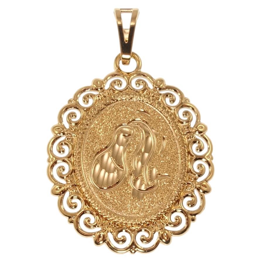 Кулон Xuping Позолота 18K Знак Зодіаку Водолій для ланцюжка до 7мм фото №1 Кулон Xuping Позолота 18K Знак Зодіаку Водолій для ланцюжка до 7мм фото №1