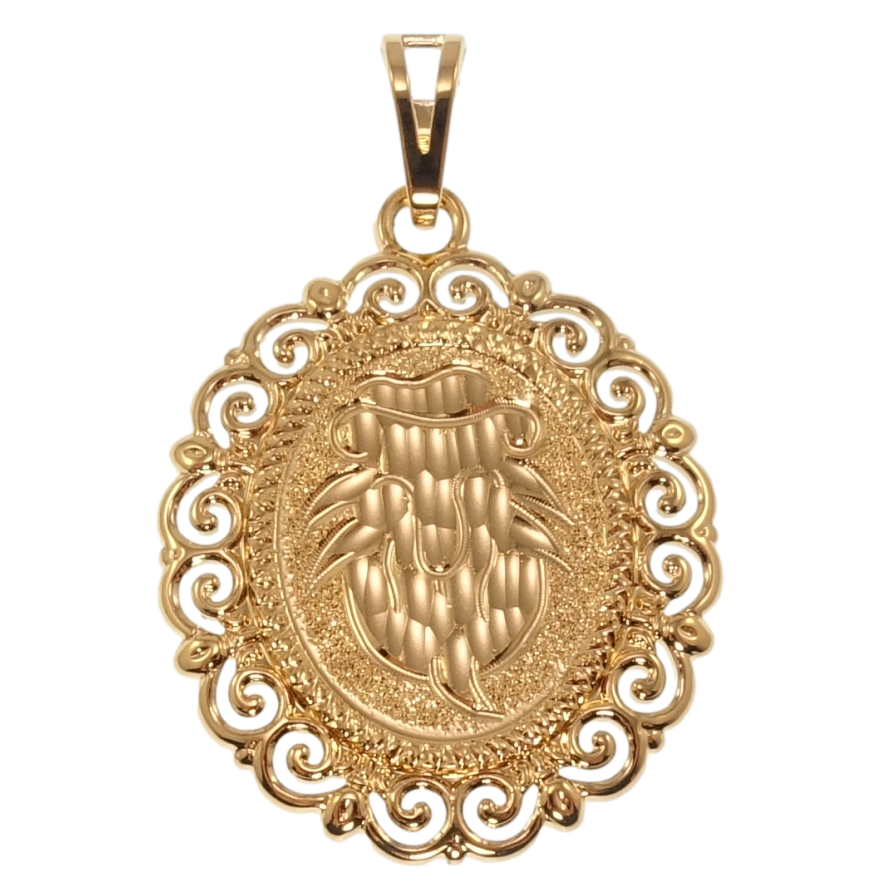 Кулон Xuping Позолота 18K Знак Зодіаку Лев для ланцюжка до 7мм фото №1