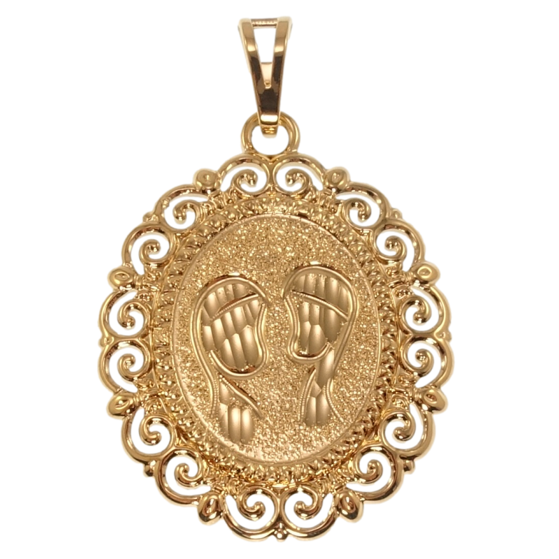 Кулон Xuping Позолота 18K Знак Зодіаку Близнюки для ланцюжка до 7мм фото №1