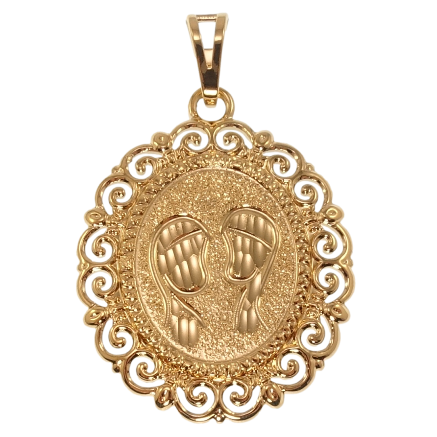 Кулон Xuping Позолота 18K Знак Зодіаку Близнюки для ланцюжка до 7мм фото №1