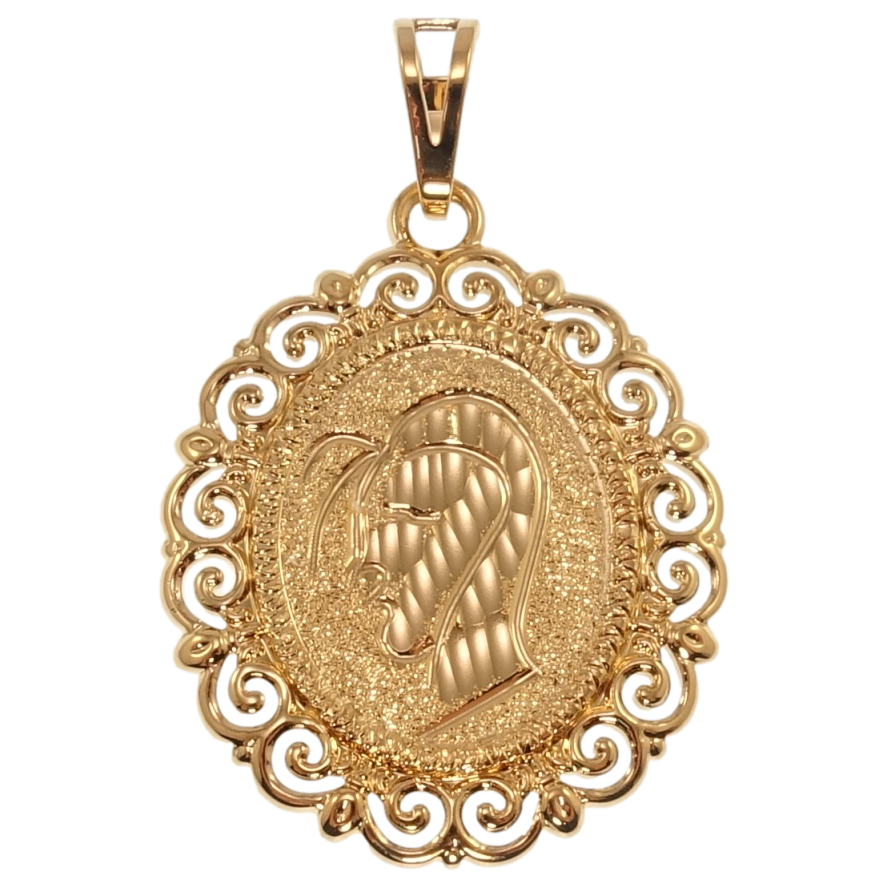 Кулон Xuping Позолота 18K Знак Зодиака Дева для цепочки до 7мм фото №1