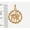Кулон Xuping Позолота 18K Знак Зодіаку Телець для ланцюжка до 5мм фото №2