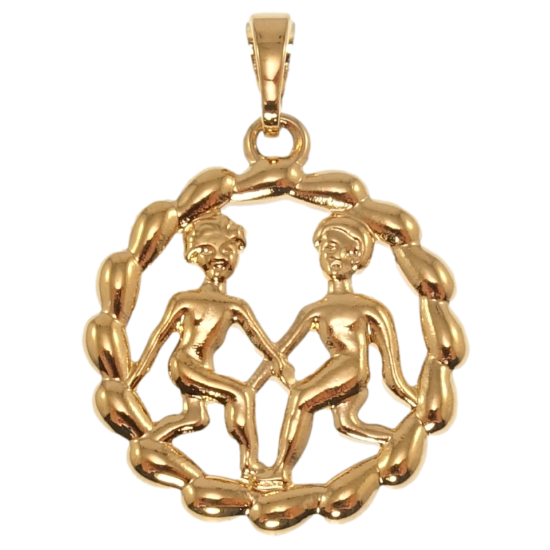 Кулон Xuping Позолота 18K Знак Зодіаку Близнюки для ланцюжка до 5мм фото №1