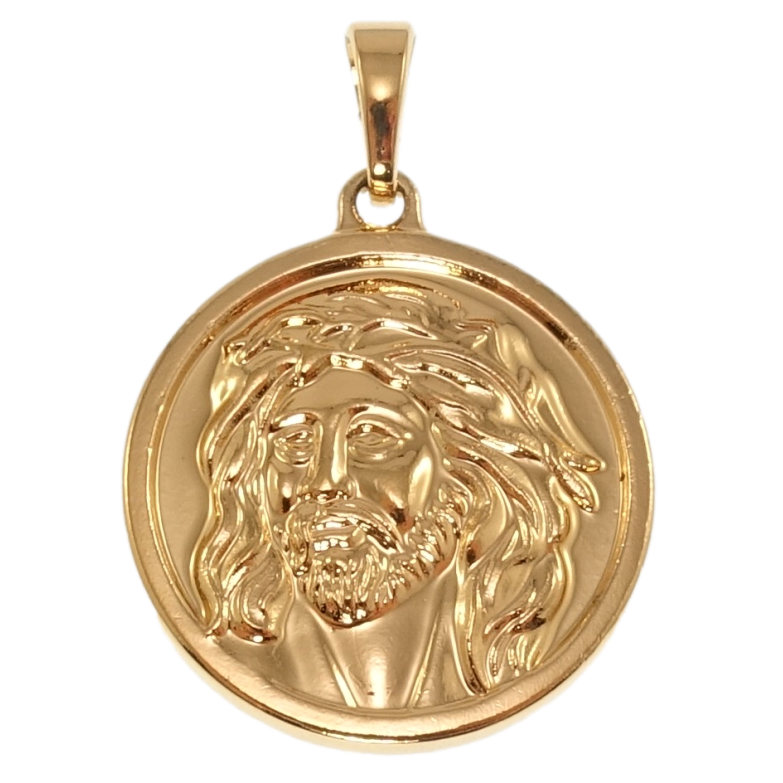 Кулон Xuping Позолота 18K Ладанка Ісус Христос для ланцюжка до 5мм фото №1 Кулон Xuping Позолота 18K Ладанка Ісус Христос для ланцюжка до 5мм фото №1