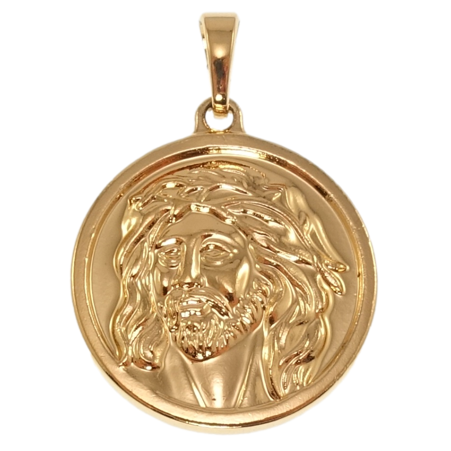 Кулон Xuping Позолота 18K Ладанка Ісус Христос для ланцюжка до 5мм фото №1 Кулон Xuping Позолота 18K Ладанка Ісус Христос для ланцюжка до 5мм фото №1