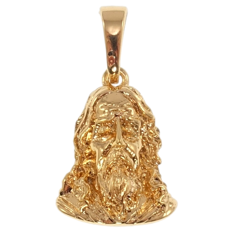 Кулон Xuping Позолота 18K Обличчя Ісуса Христа для ланцюжка до 5мм фото №1 Кулон Xuping Позолота 18K Обличчя Ісуса Христа для ланцюжка до 5мм фото №1