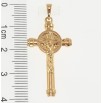 Кулон Xuping Позолота 18K Декоративний Хрест з Розп'яттям для ланцюжка до 5мм фото №2