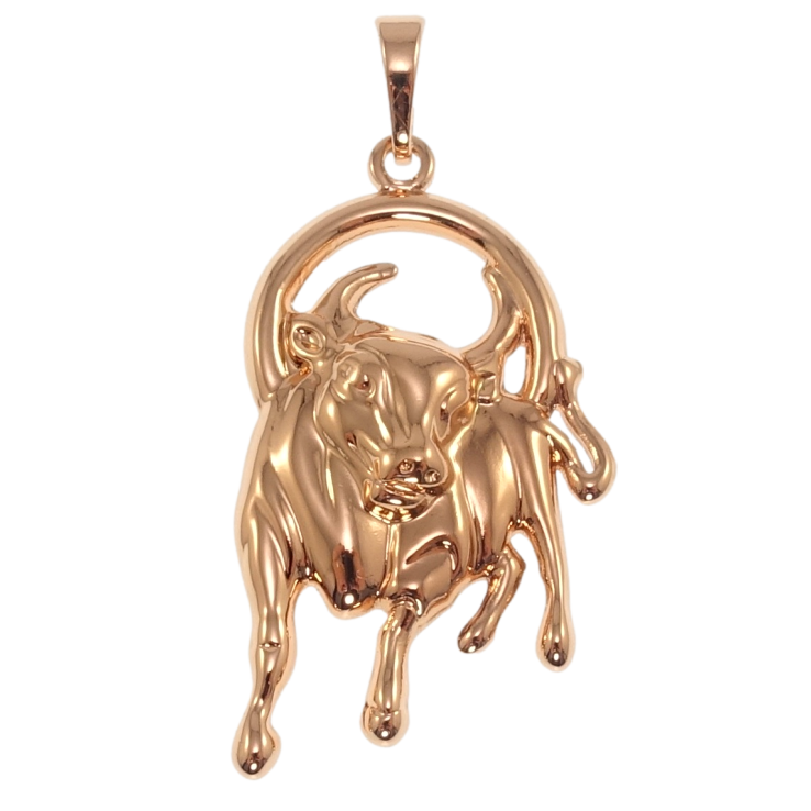 Кулон Xuping Позолота РВ Знак Зодіаку Телець для ланцюжка до 6мм фото №11 Кулон Xuping Позолота РВ Знак Зодіаку Телець для ланцюжка до 6мм фото №11