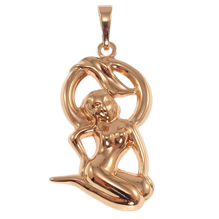 Кулон Xuping Позолота РО Знак Зодиака Дева для цепочки до 6мм фото №1