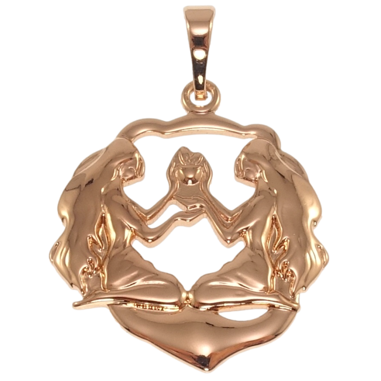 Кулон Xuping Позолота РВ Знак Зодіаку Близнюки для ланцюжка до 6мм фото №1