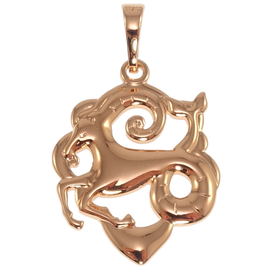 Кулон Xuping Позолота РО Знак Зодиака Козерог для цепочки до 6мм фото №1