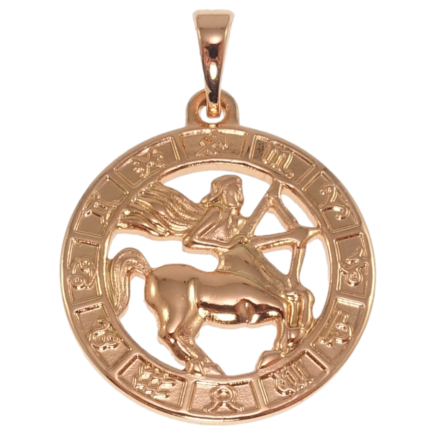Кулон Xuping Позолота РВ Знак Зодіаку Стрілець для ланцюжка до 5мм фото №1