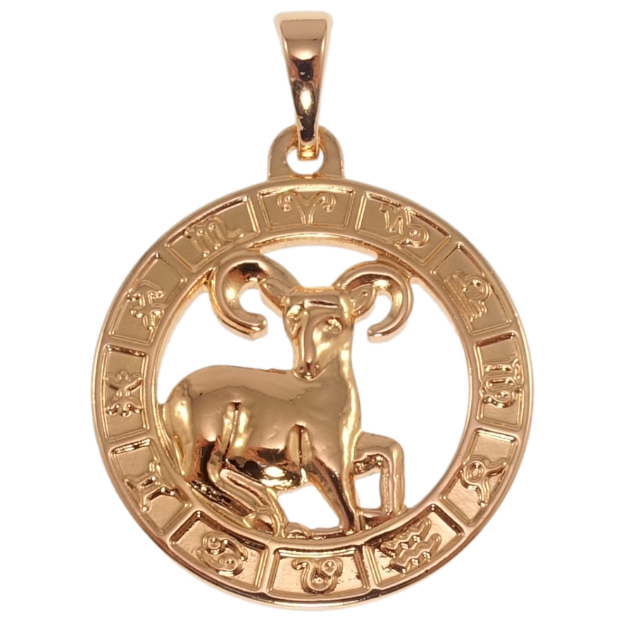 Кулон Xuping Позолота РВ Знак Зодіаку Овен для ланцюжка до 5мм фото №1