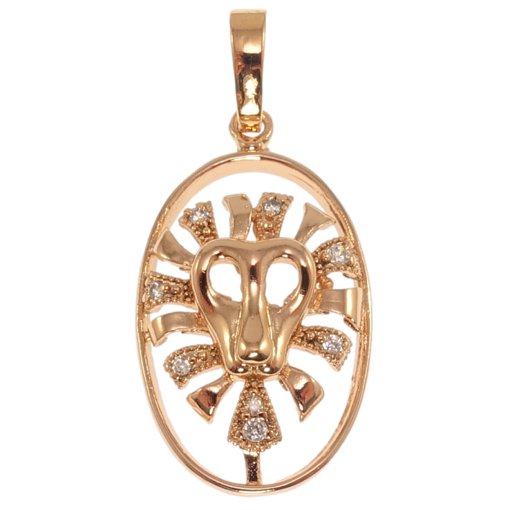 Кулон Xuping Позолота РВ Знак Зодіаку Лев для ланцюжка до 6мм фото №13 Кулон Xuping Позолота РВ Знак Зодіаку Лев для ланцюжка до 6мм фото №13