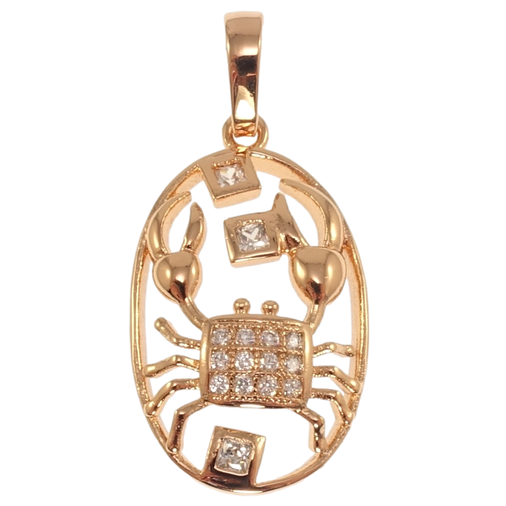 Кулон Xuping Позолота РВ Знак Зодіаку Рак для ланцюжка до 6мм фото №15