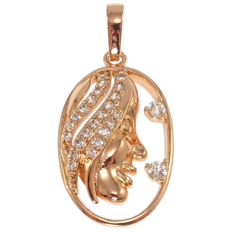 Кулон Xuping Позолота РВ Знак Зодіаку Діва для ланцюжка до 6мм фото №1