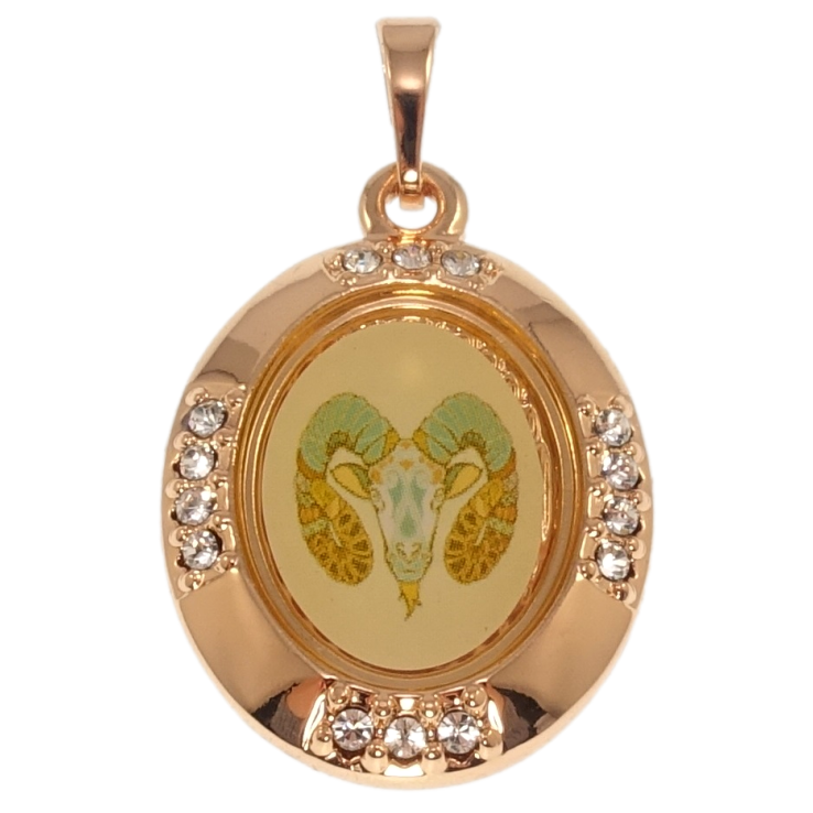 Кулон Xuping Позолота РВ Знак Зодіаку Овен для ланцюжка до 6мм фото №5