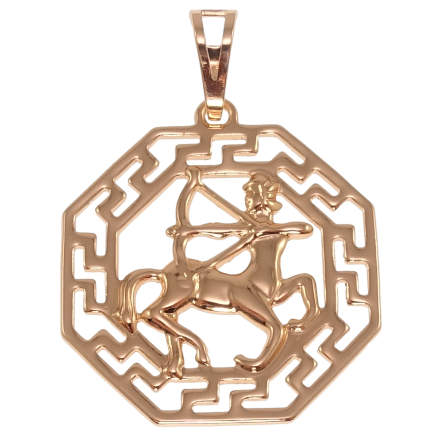 Кулон Xuping Позолота РО Знак Зодиака Стрелец для цепочки до 7мм фото №1