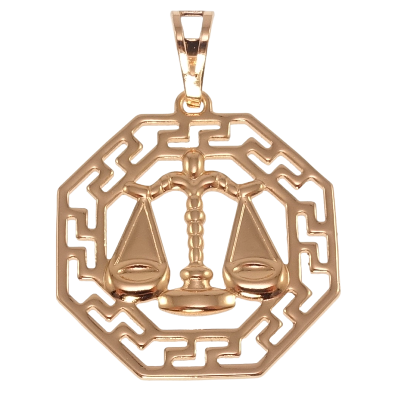 Кулон Xuping Позолота РВ Знак Зодіаку Терези для ланцюжка до 7мм фото №20