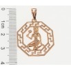 Кулон Xuping Позолота РО Знак Зодиака Дева для цепочки до 7мм фото №2