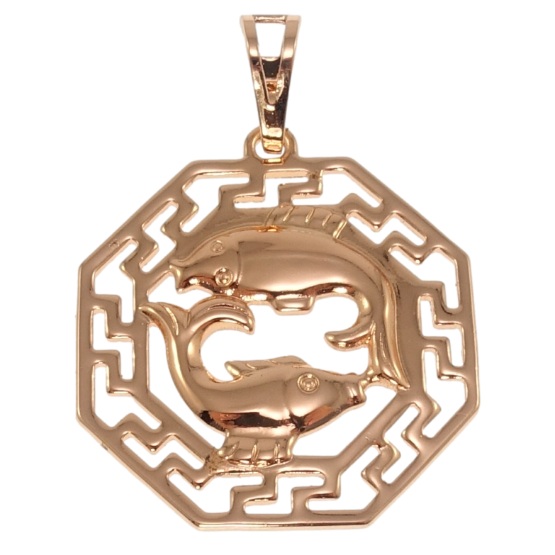 Кулон Xuping Позолота РВ Знак Зодіаку Риби для ланцюжка до 7мм фото №15