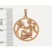 Кулон Xuping Позолота РО Знак Зодиака Водолей для цепочки до 5мм фото №2