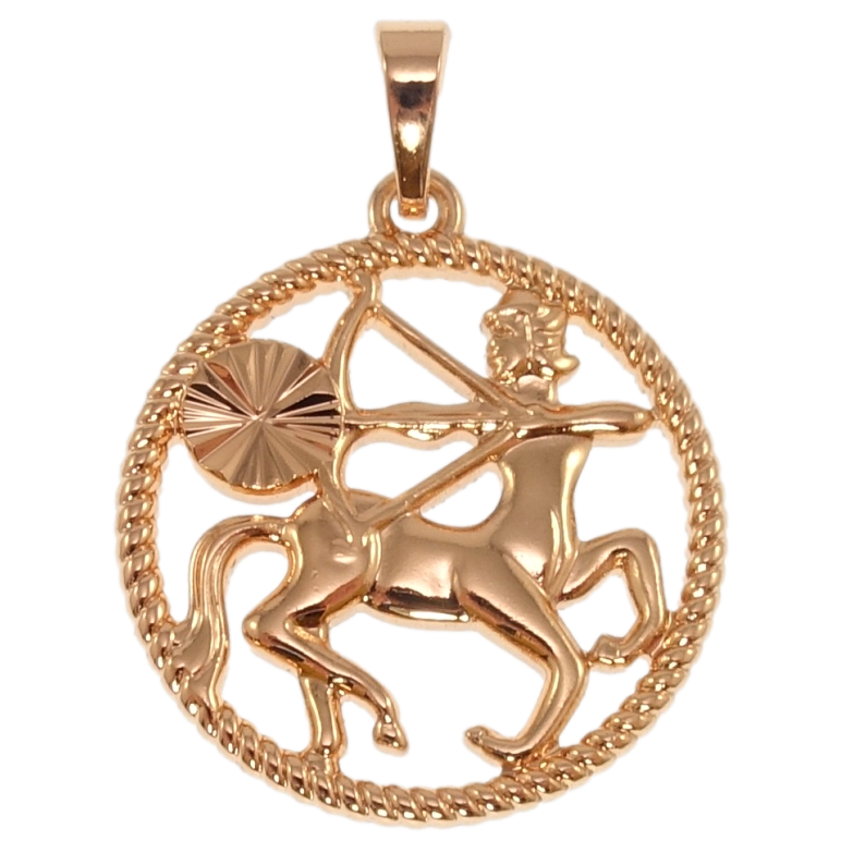 Кулон Xuping Позолота РВ Знак Зодіаку Стрілець для ланцюжка до 5мм фото №3