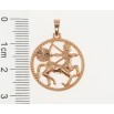 Кулон Xuping Позолота РО Знак Зодиака Стрелец для цепочки до 5мм фото №2