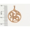 Кулон Xuping Позолота РВ Знак Зодіаку Козеріг для ланцюжка до 5мм фото №2