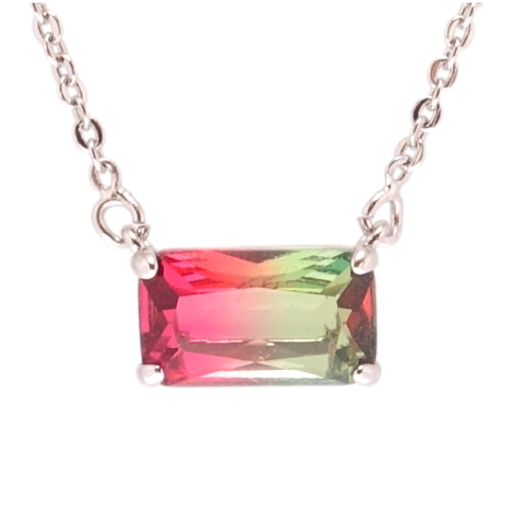 Підвіска на ланцюжку Xuping Родій Двоколірний кристал розмір 45-48см х 1мм фото №24