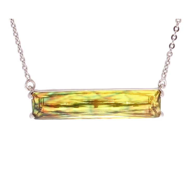 Підвіска на ланцюжку Xuping Родій Кристал хамелеон розмір 47-50см х 1мм фото №16