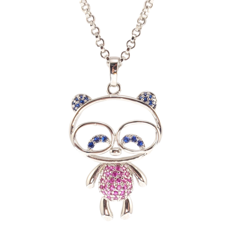 Підвіска на ланцюжку Xuping Родій Ведмедик розмір 80-85см х 2мм фото №20