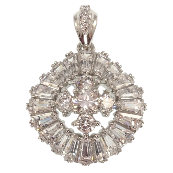 Кулон Xuping Родій Кристальний блиск для ланцюжка до 4мм фото №5