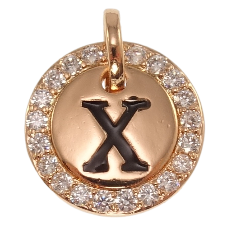 Кулон Xuping Позолота РВ Літера X для ланцюжка до 3мм фото №24