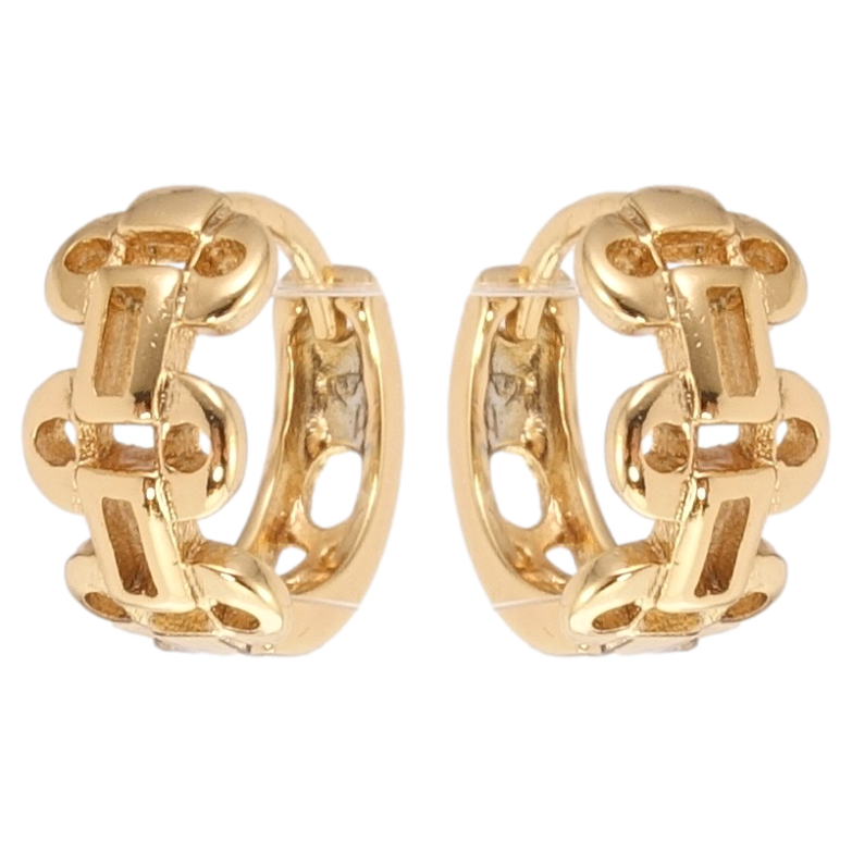 Серьги Xuping Позолота 18K колечки Декоративный орнамент фото №1