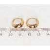 Сережки Xuping Позолота 18K колечка Декоративний орнамент фото №2