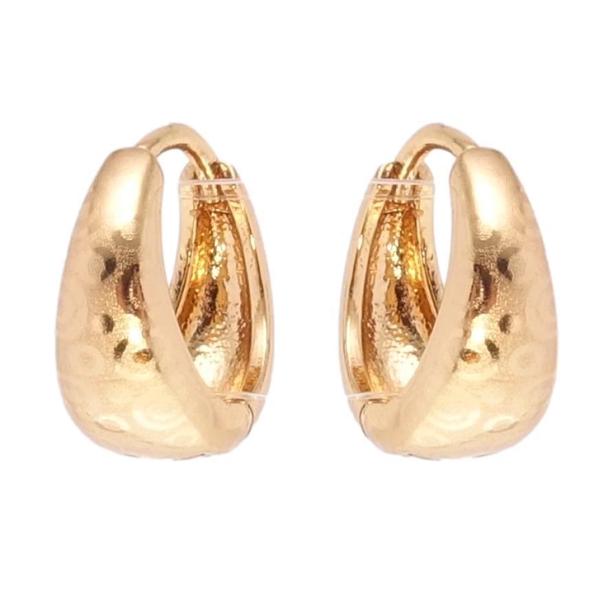 Сережки Xuping Позолота 18K колечка Декоративний орнамент напилення фото №1