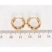 Серьги Xuping Позолота 18K колечки Декоративный орнамент фото №2