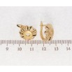 Сережки Xuping Позолота 18K англійський замок Квіточки з напиленням фото №2 Сережки Xuping Позолота 18K англійський замок Квіточки з напиленням фото №2